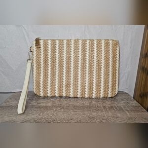 Madison West Woven Clutch / Wristlet- NWOT